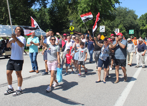 Syrian Garden in Parade of Flags